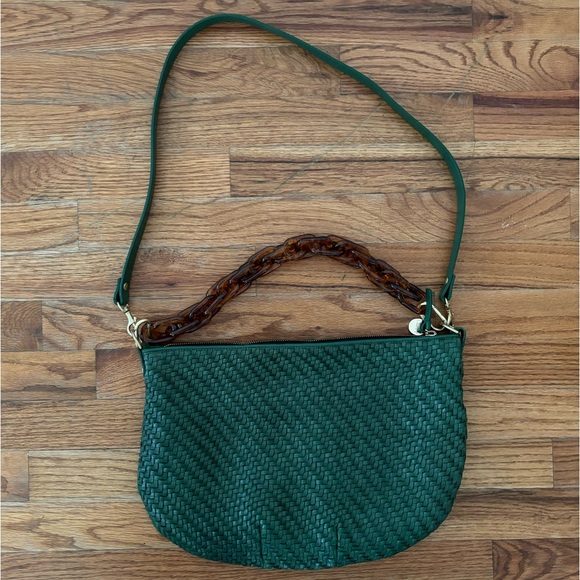 Clare V. Moyen Messengers - Evergreen Woven Checker - Picture 4 of 10